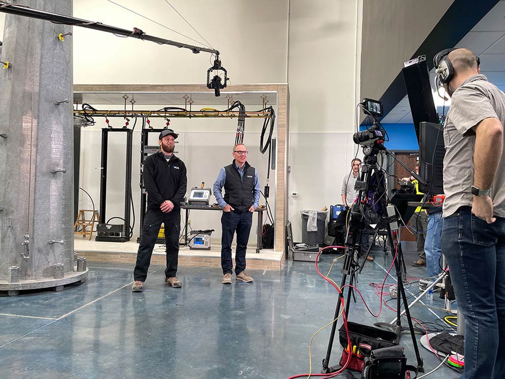 Inside towers interview behind the scenes